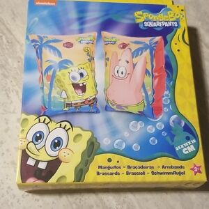 SpongeBob SquarePants Yellow and Pink Kids Swim Armbands